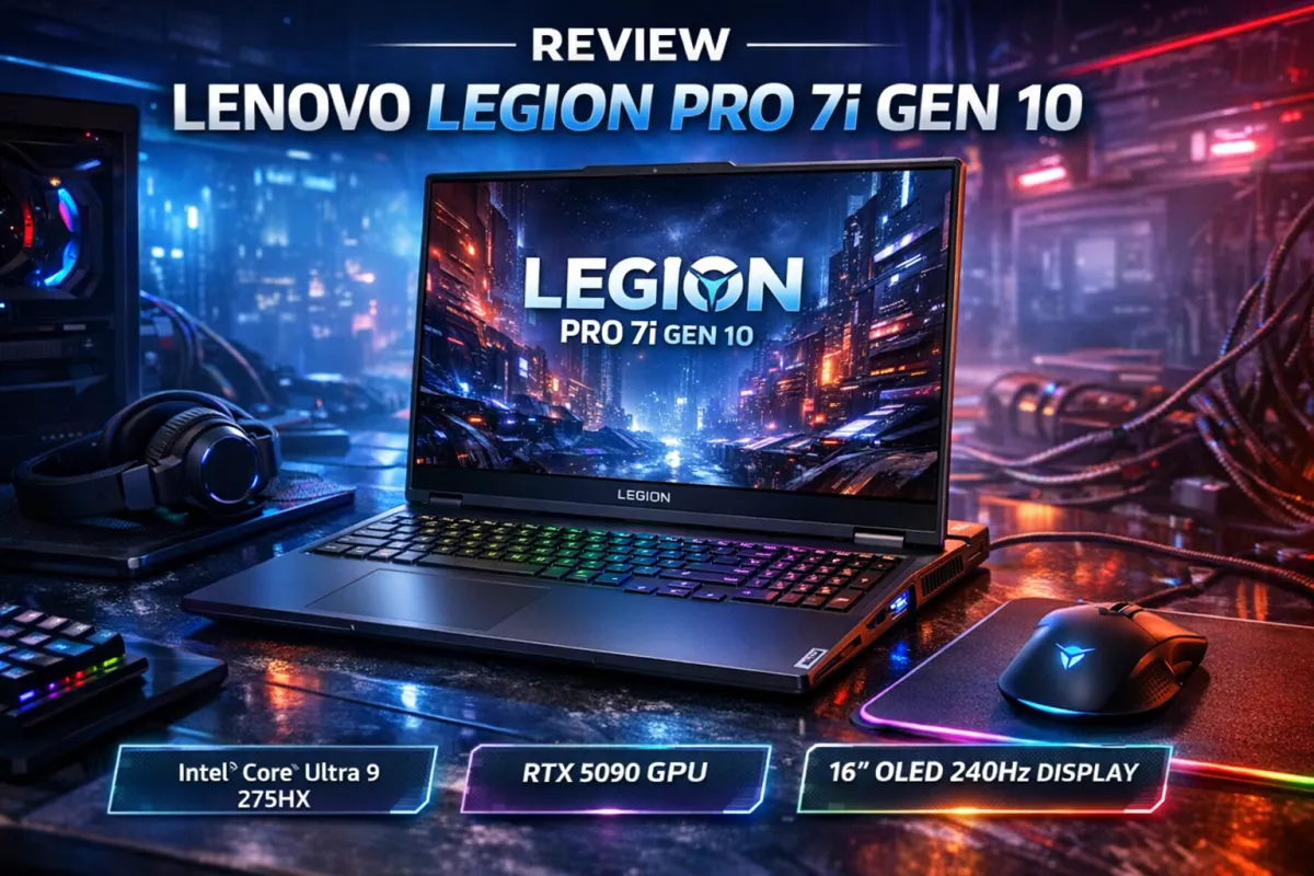 Lenovo Legion Pro 7i Gen 10: Laptop Gaming Monster dengan Performa Setara Desktop