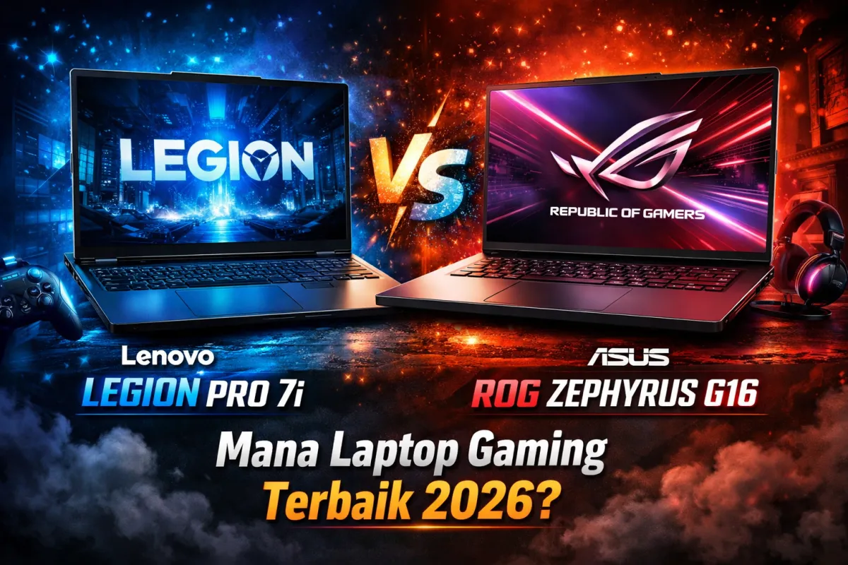 Lenovo Legion Pro 7i vs ASUS ROG Zephyrus G16: Mana Laptop Gaming Terbaik 2026?